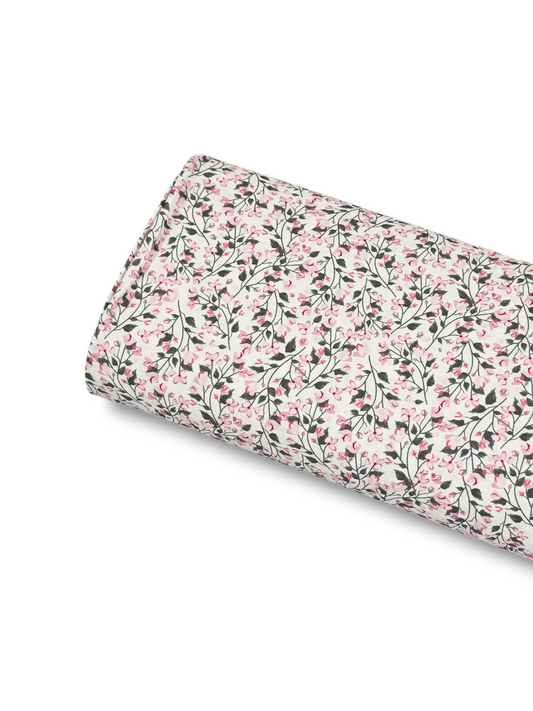 *Unique Design* Crinkled Crepe Cherry Blossom Whisper