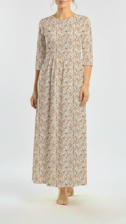 * Unique Design * Crinkled Crepe Autumn Whisper