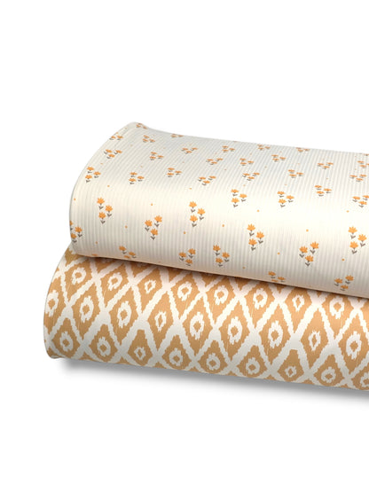 *Unique Design* Tricot Knit Country Aztec Yellow