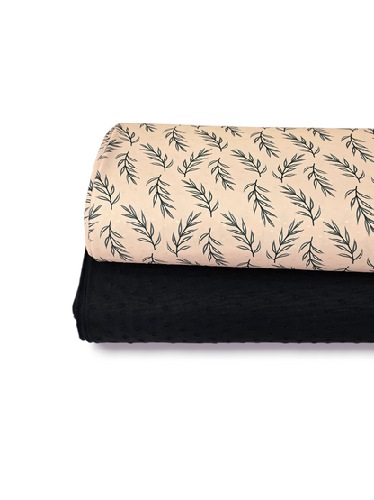 * Unique Design * Swiss Dot Knit Flowing Folige