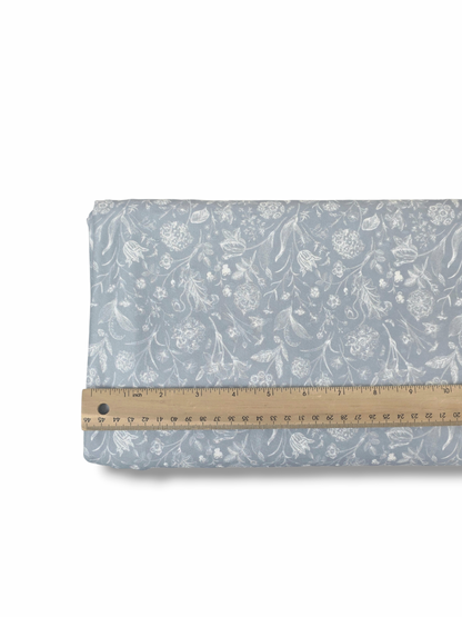 Swiss Dot Knit Evening Reverie Sky Blue