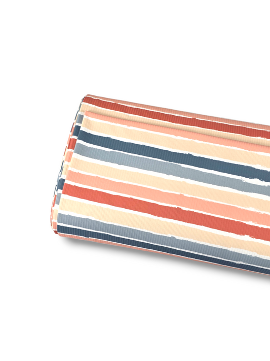 *Unique Design* Willow Ribbed Knit Painted Palette Dusk