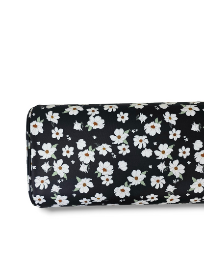 * Unique Design * Tricot Knit Cottage Daisy Black