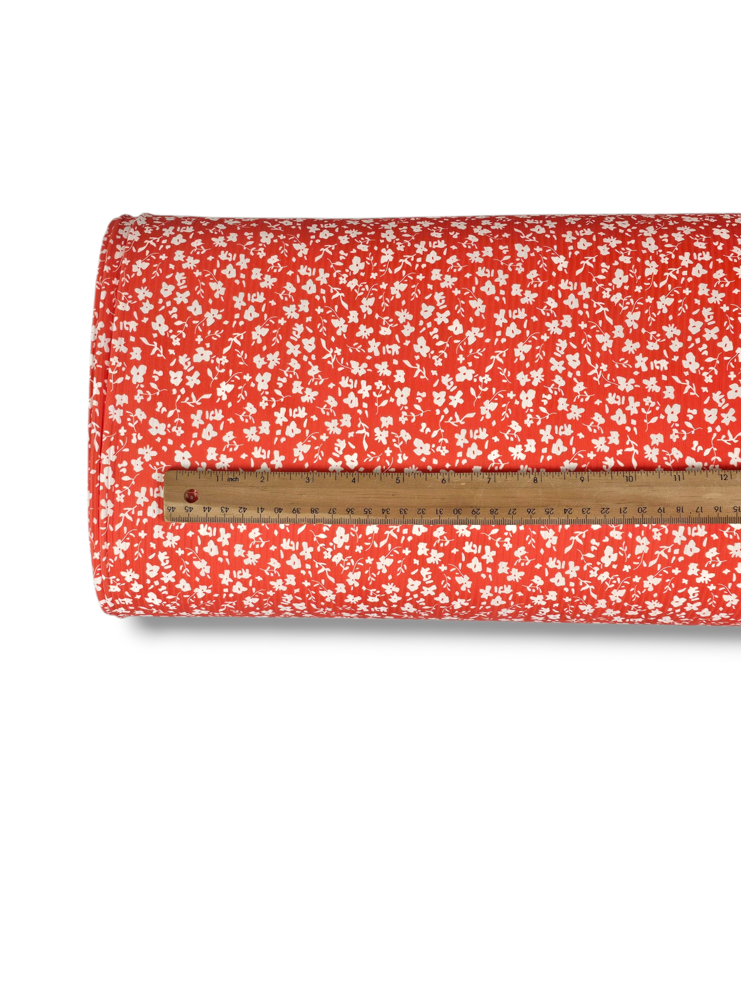*Unique Design* Willow Ribbed Knit Ditsy Bloom Coral