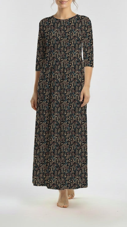 *Unique Design* Pineskin Simple Blooms Midnight