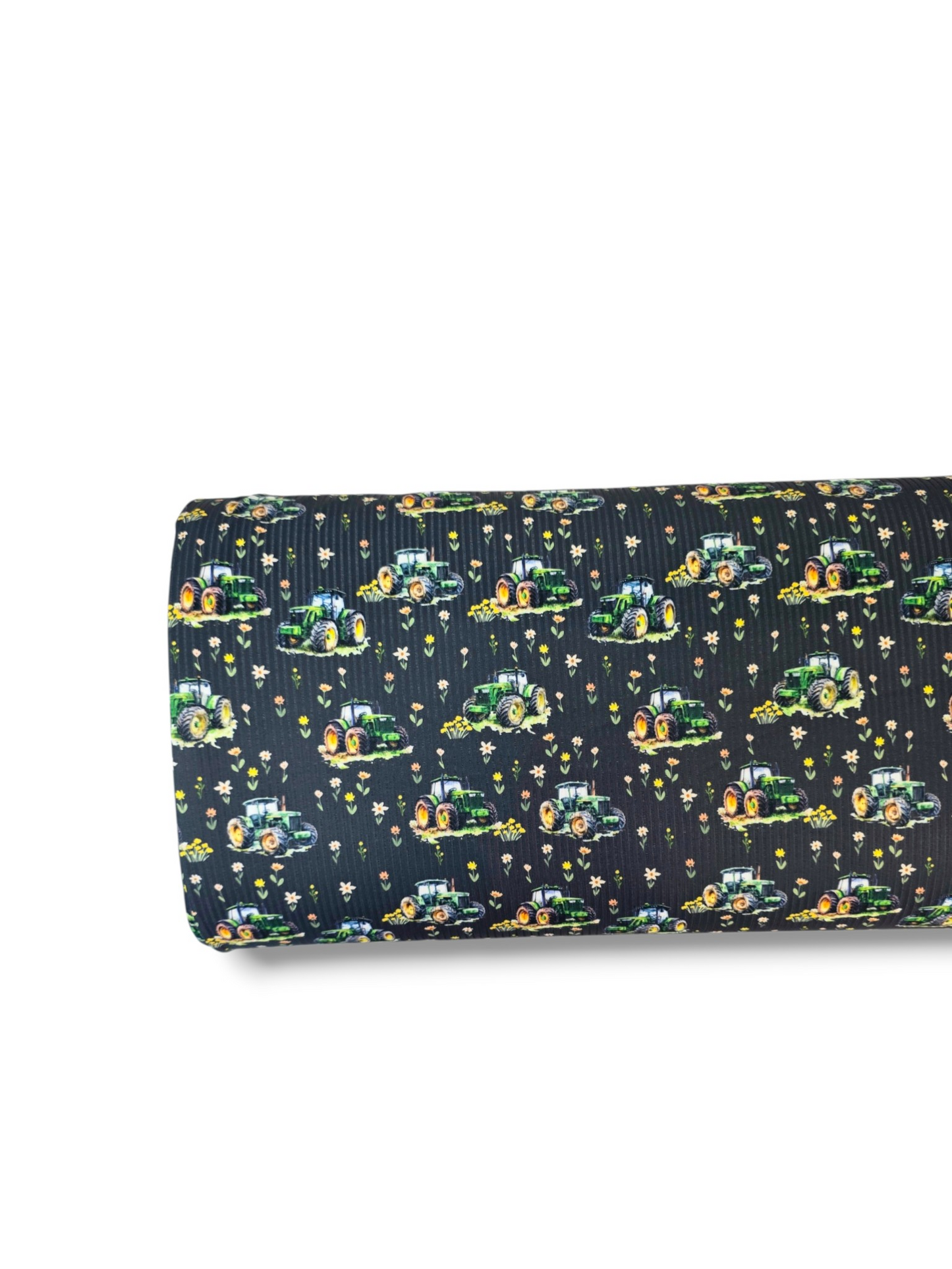* Unique Design * Willow Ribbed Knit Tractor Meadow Green