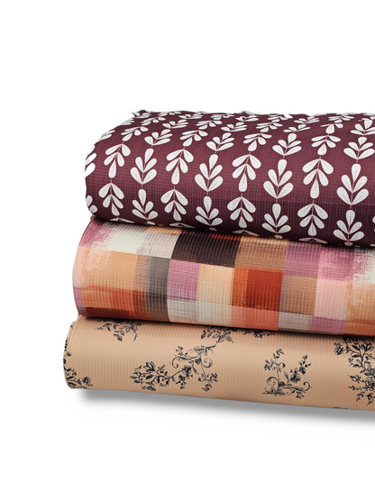 * Unique Design * Pointelle Winter Scandinavian Wine