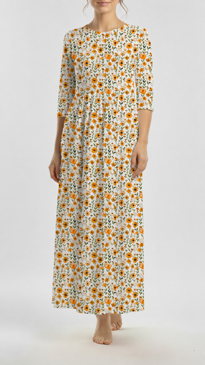 * Unique Design * Willow Ribbed Knit Sunlit Meadow