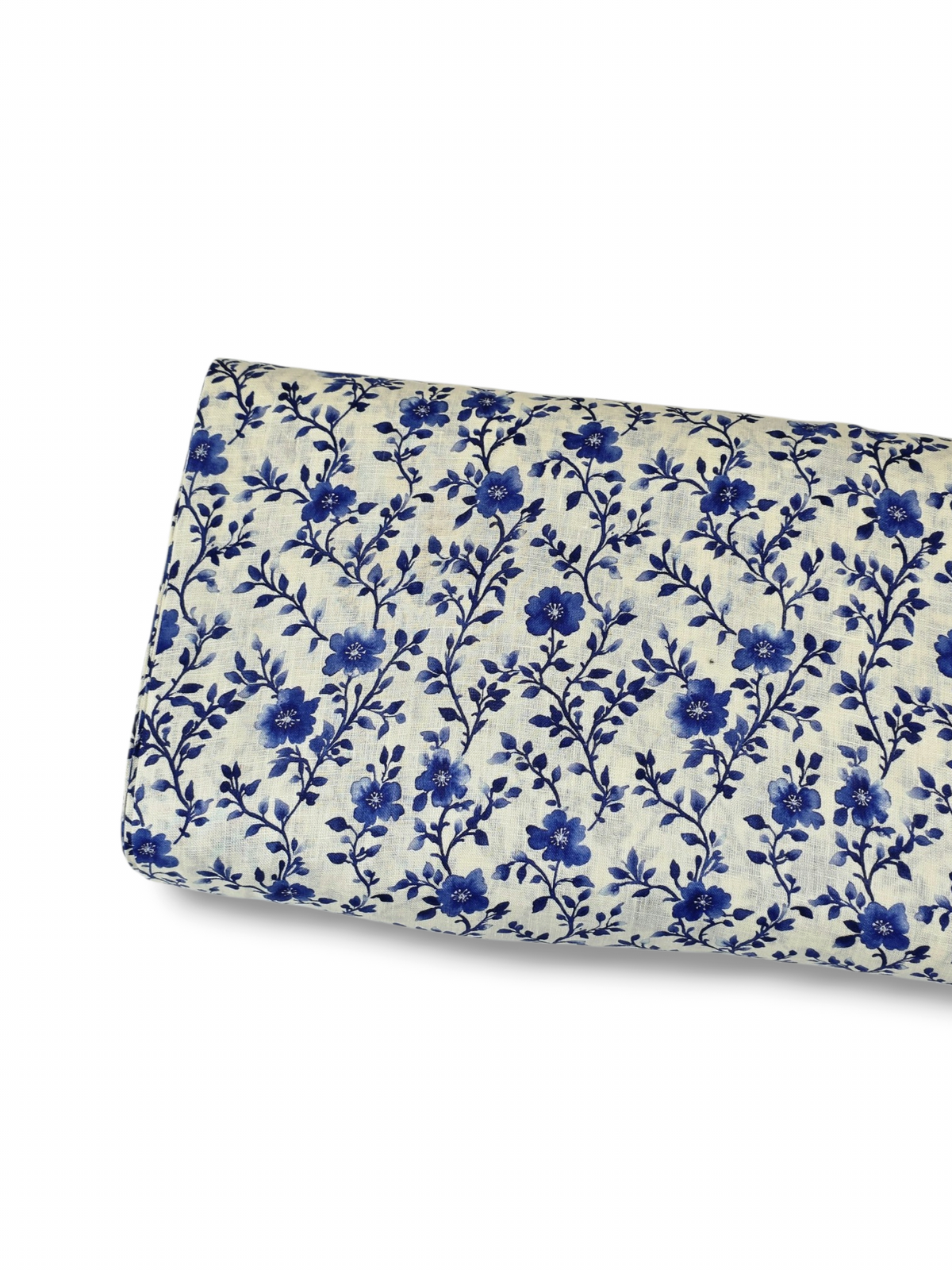 * Unique Design * Linen Ivory Summer Vines Cottage Blue