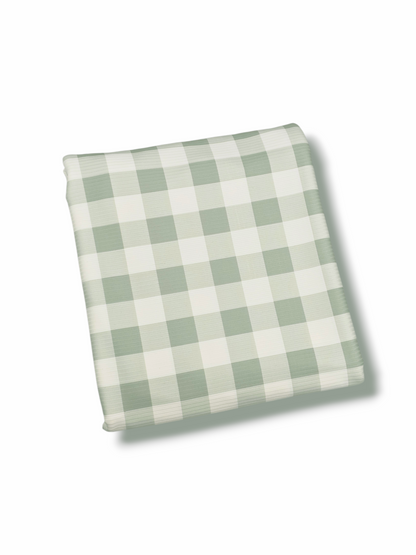 *Unique Design * Liverpool Green Gingham