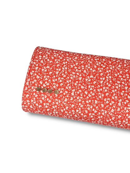 *Unique Design* Willow Ribbed Knit Ditsy Bloom Coral