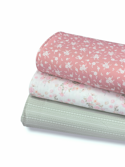 *Unique Design* Cloud Poly Garden Rosettes Pink