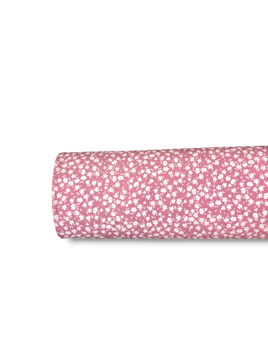 * Unique Design * Crinkled Crepe Mini White Symphony Light Coral