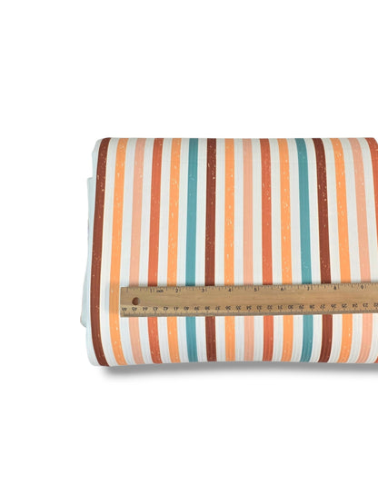 *Unique Design* Willow Ribbed Knit Sunwashed Stripes Vibrant