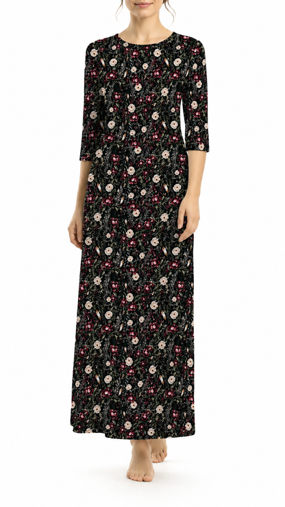 *Unique Design* Cloud Poly Midnight Boho Garden