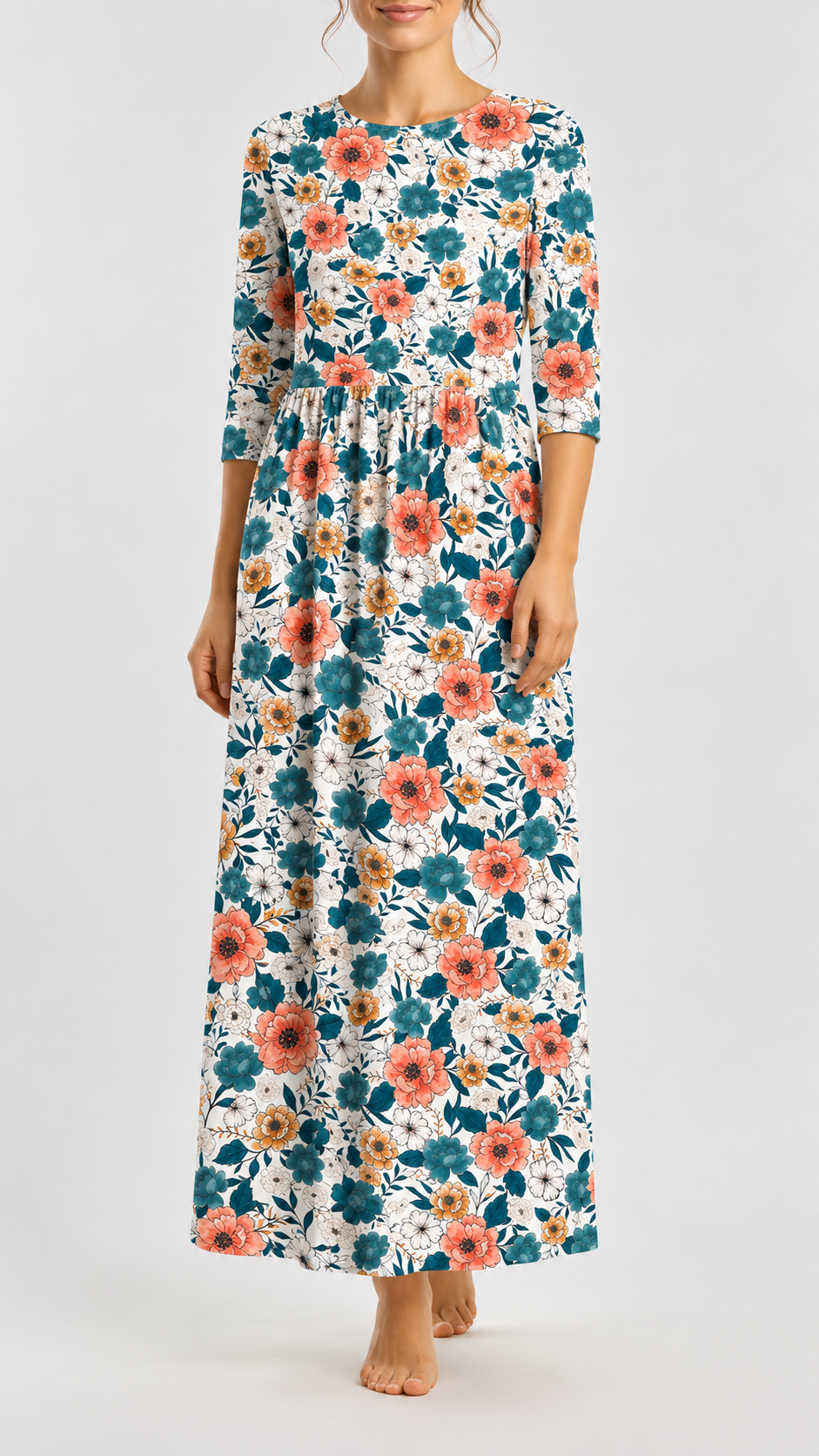 Reign Rib Knit Coastal Tropics