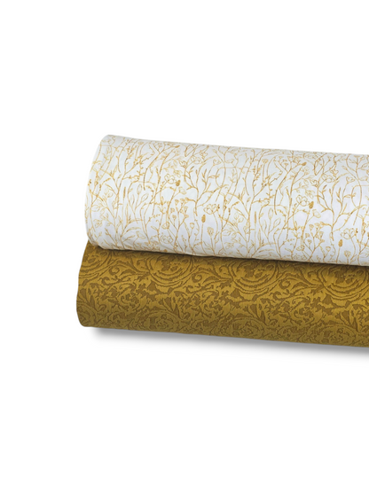 *Unique Design* Cloud Poly Golden Whispers White