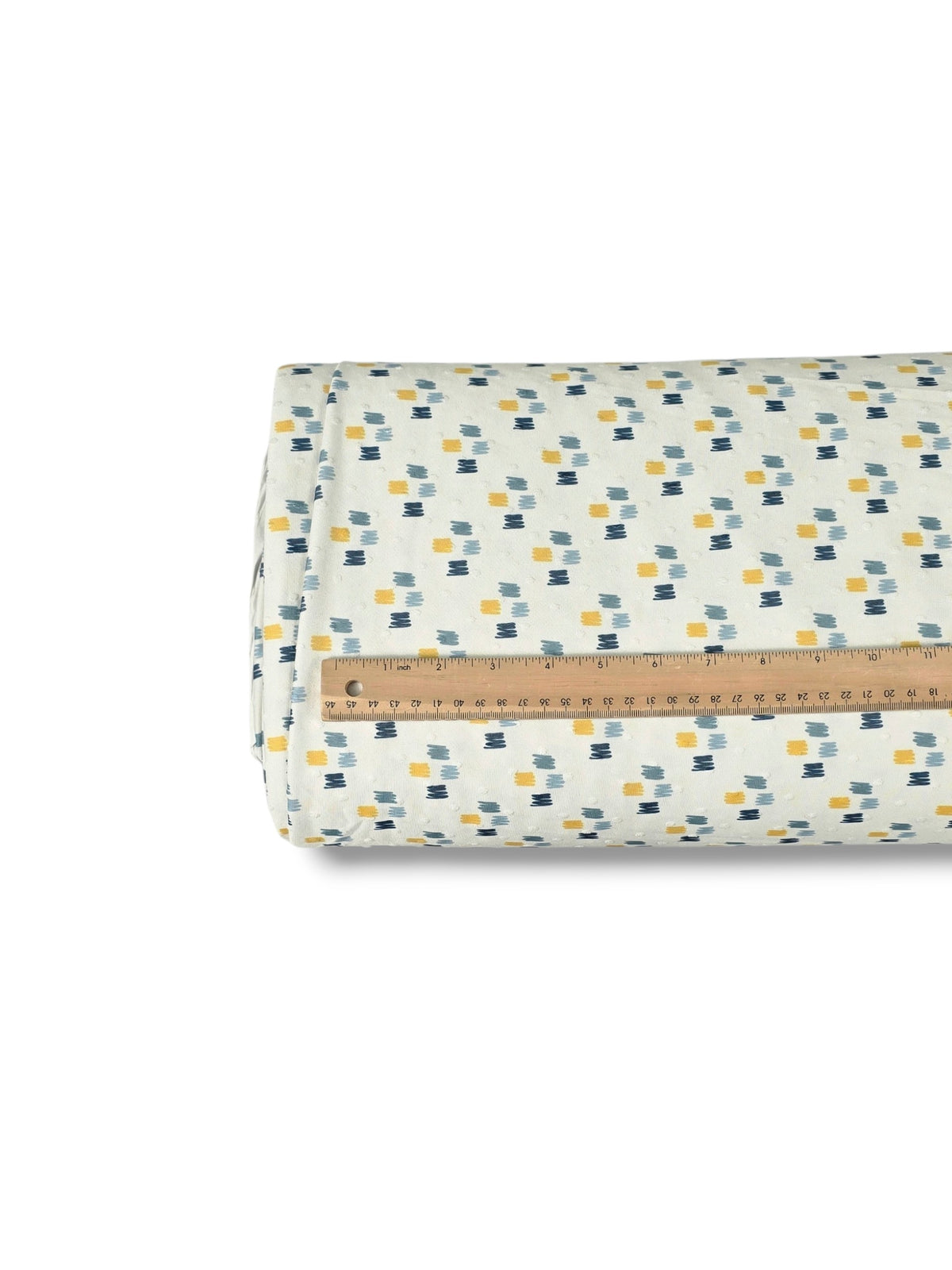 * Unique Design * Swiss Dot Knit Canvas Strokes Gray