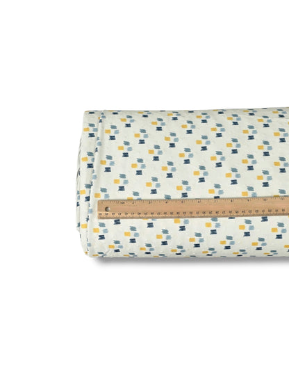 * Unique Design * Swiss Dot Knit Canvas Strokes Gray