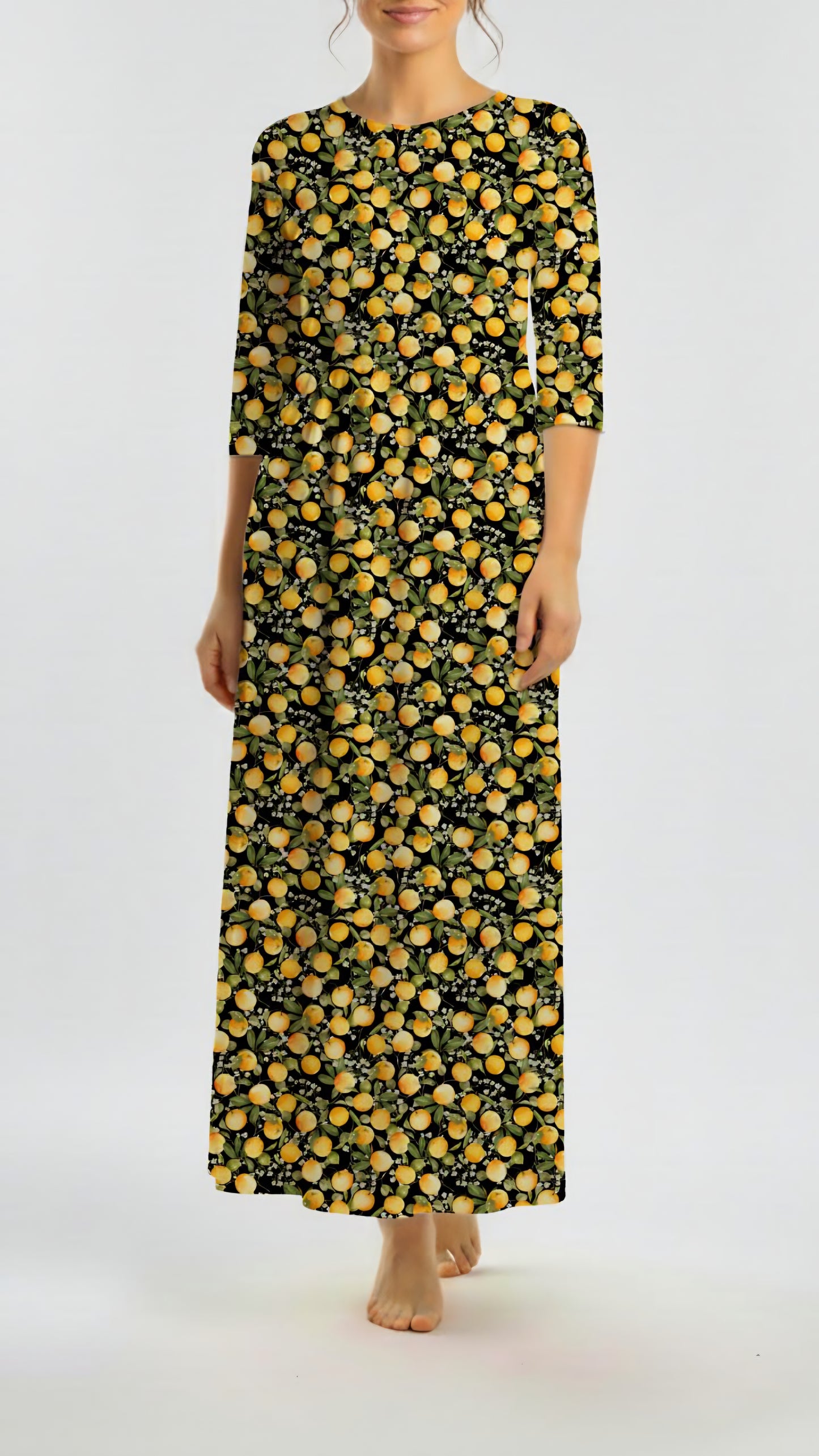 *Unique Design* Willow Ribbed Knit Citrus Grove