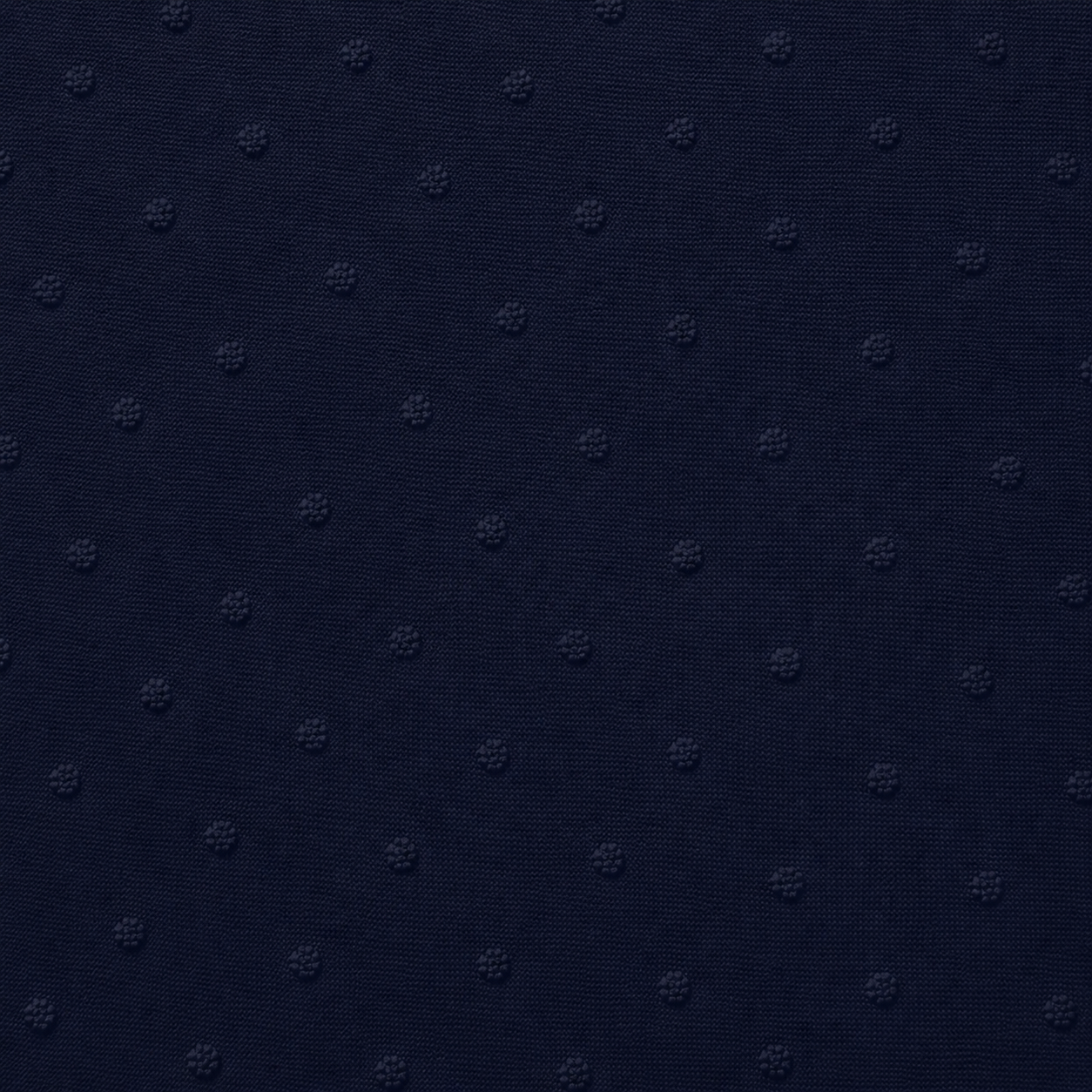 Swiss Dot Knit Solid Navy