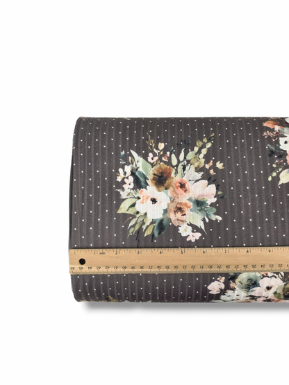 * Unique Design * Ribbed Knit Cotton Feel Song Of Autumn Chestnut