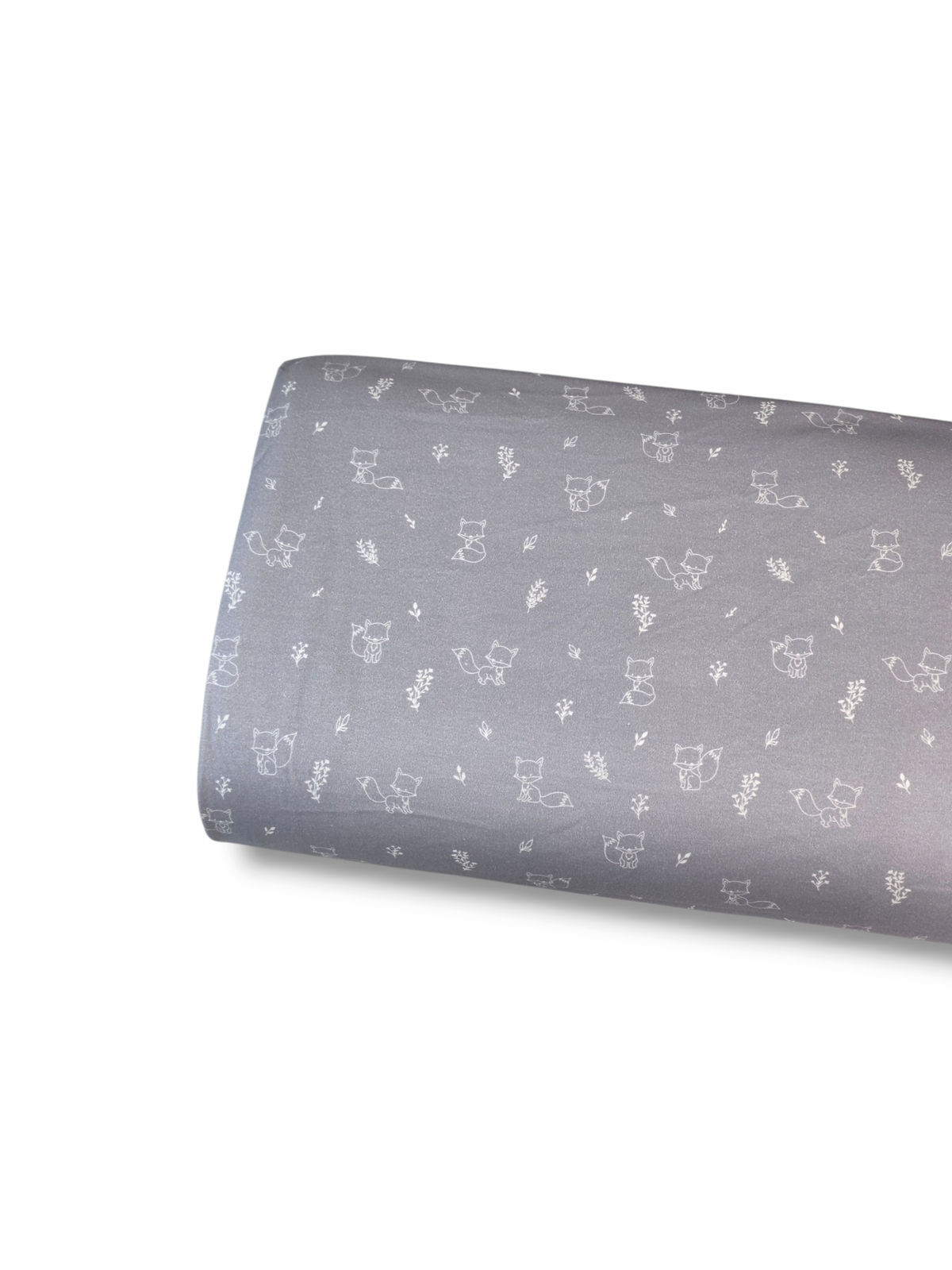 * Unique Design * Cotton Knit Minimal Fox Gray