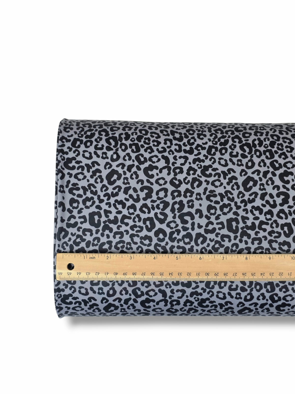 *Unique Design* Tricot Knit Leopard Neutral Navy