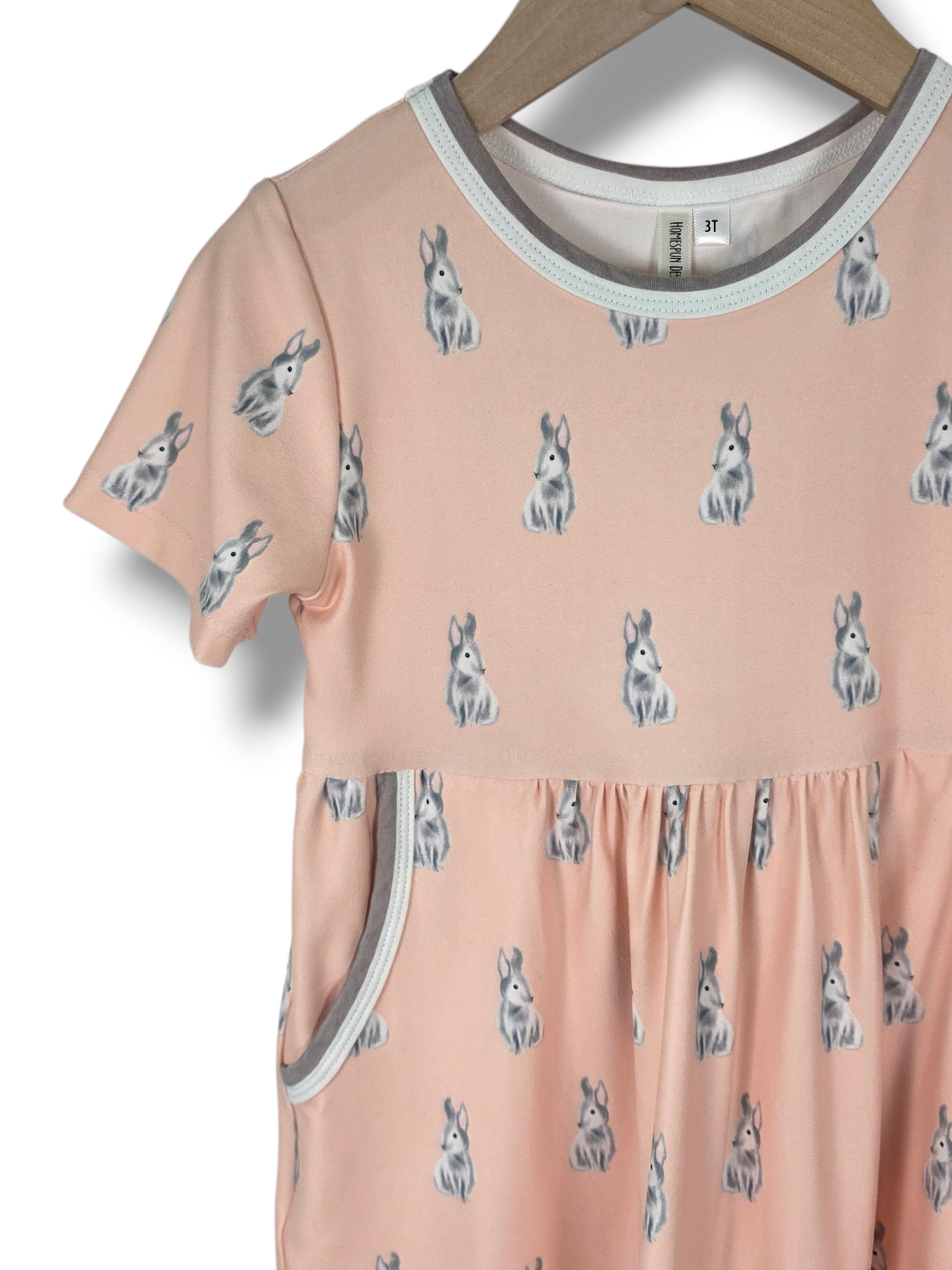 3T Brushed Poly Bunny Paradise Peach
