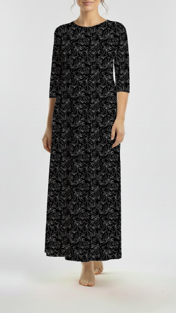 *Unique Design* Pineskin Modern Foliage Black