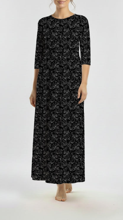 *Unique Design* Pineskin Modern Foliage Black
