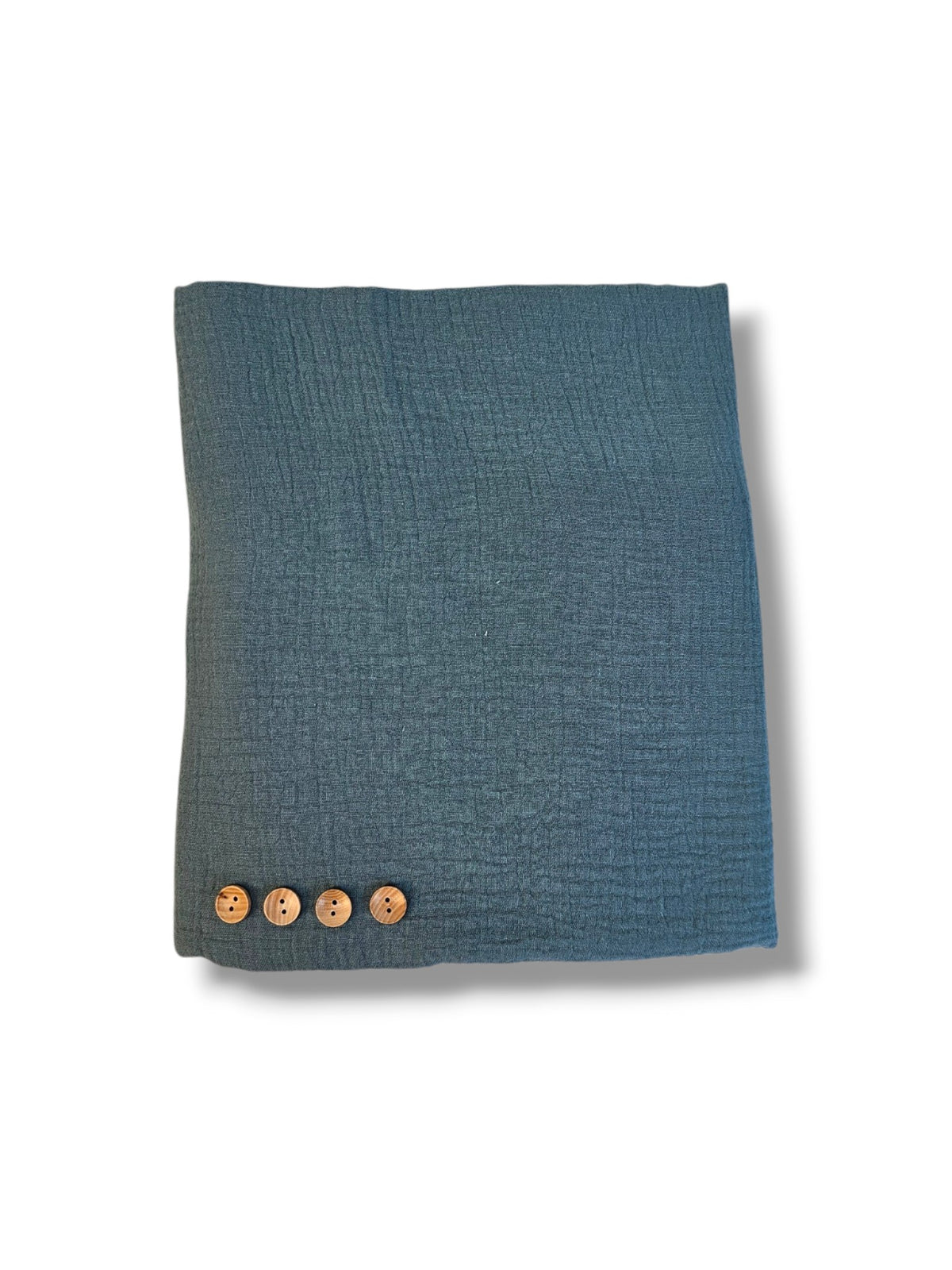 Cotton Crinkle Solid Teal
