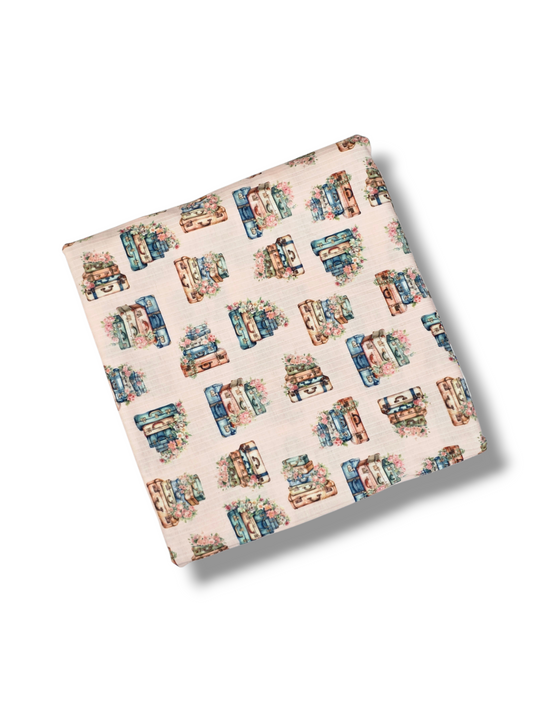 *Unique Design* Ribbed Knit Cotton Feel Little Traveler Soft Pink