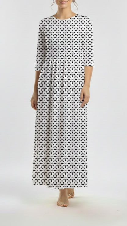 * Unique Design * Tricot Knit Desert Diamond White