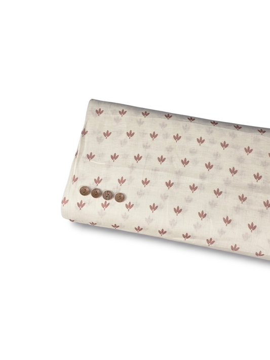 *Unique Design* Linen Petite Flutter Mauve