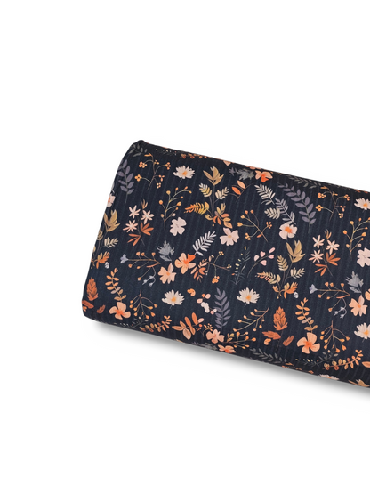 *Unique Design* Ribbed Knit Cotton Feel Fun Fall Floral