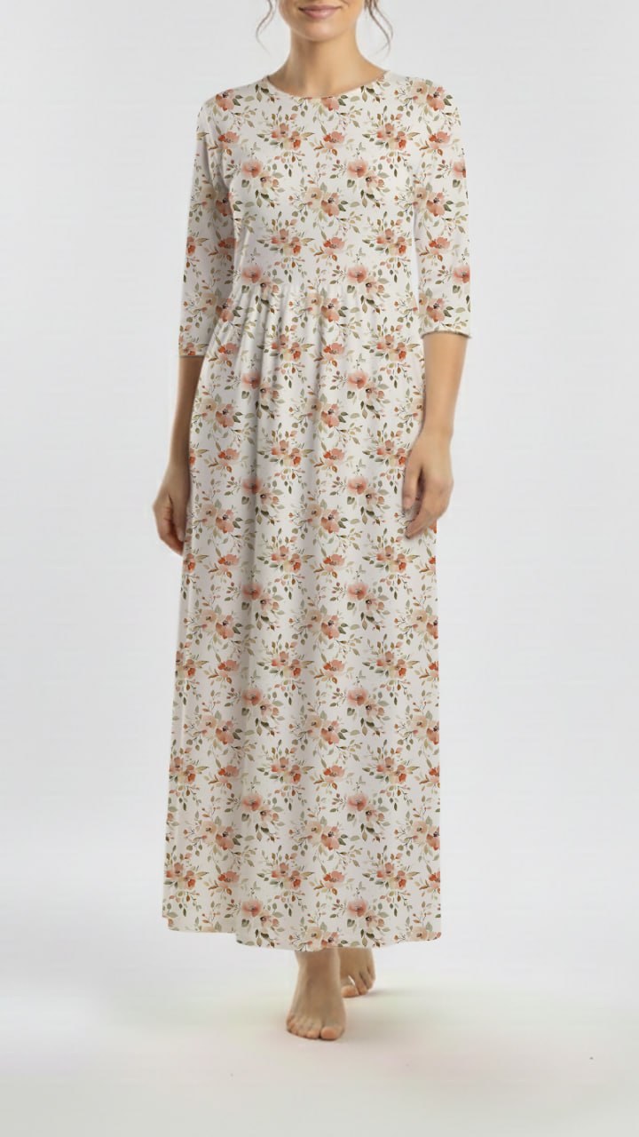 *Unique Design* Willow Ribbed Knit Quiet Blossom Cream