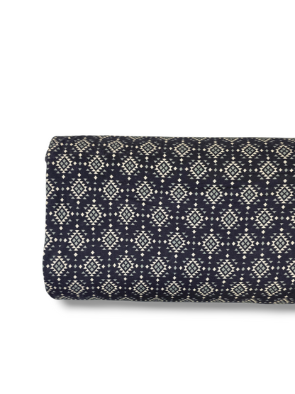 * Unique Design * Cotton Knit Rustic Aztec Black
