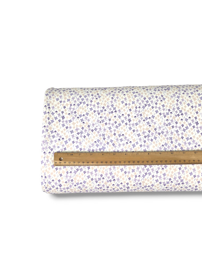 * Unique Design * Willow Ribbed Knit Mini Meadow Blooms Lavender