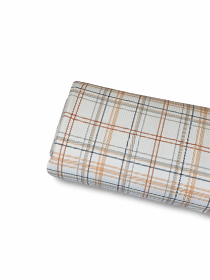 *Unique Design* Willow Ribbed Knit Modern Plaid Autumn