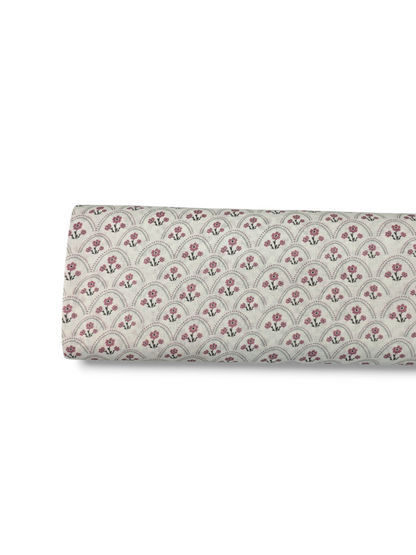 * Unique Design * Linen Vintage Cottage Garden Mauve