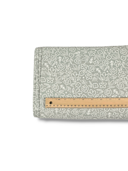 *Unique Design* Poly Breeze Quiet Garden Sketch Sage