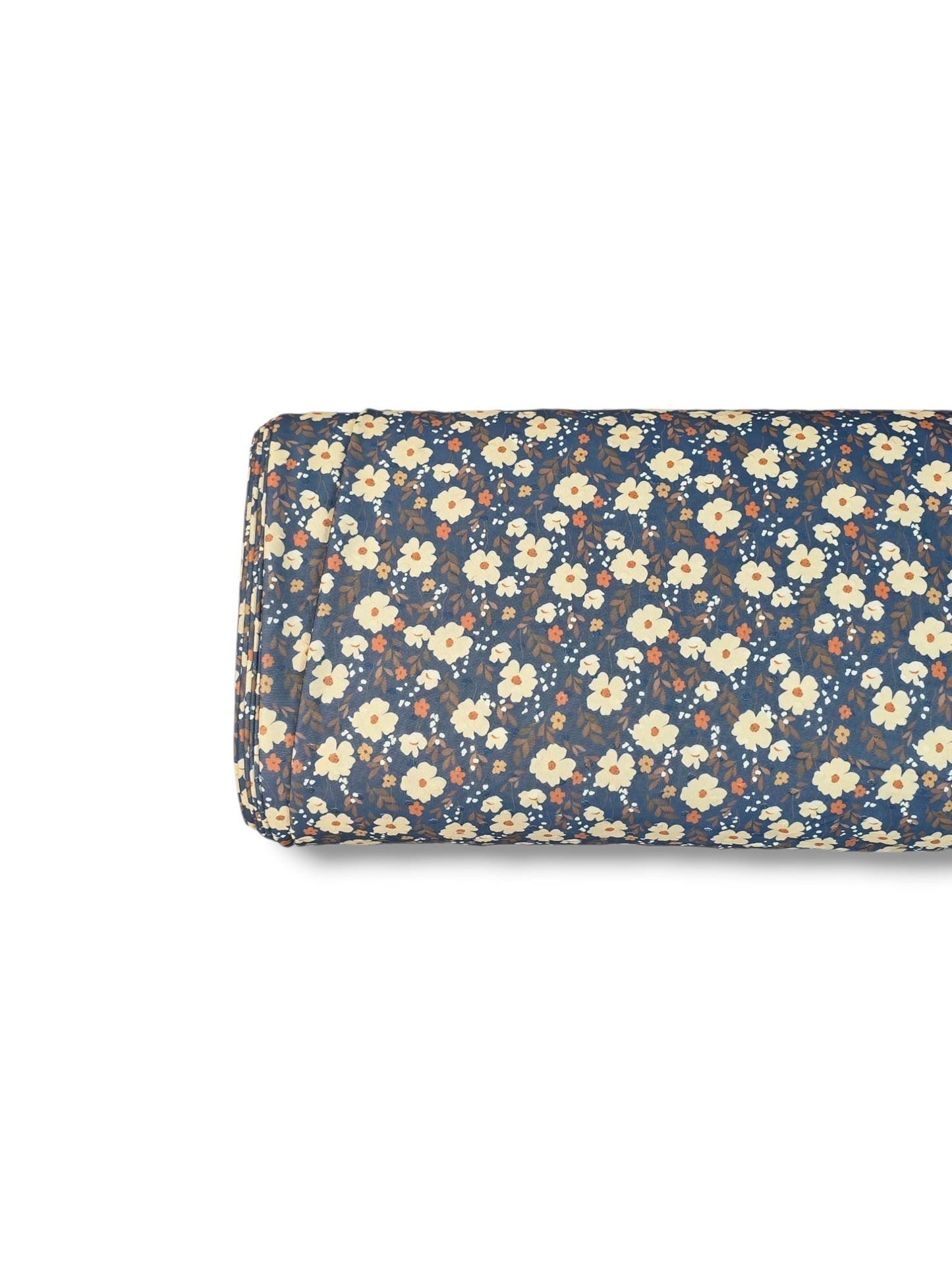 *Unique Design* Swiss Dot Knit Country Bloom Indigo