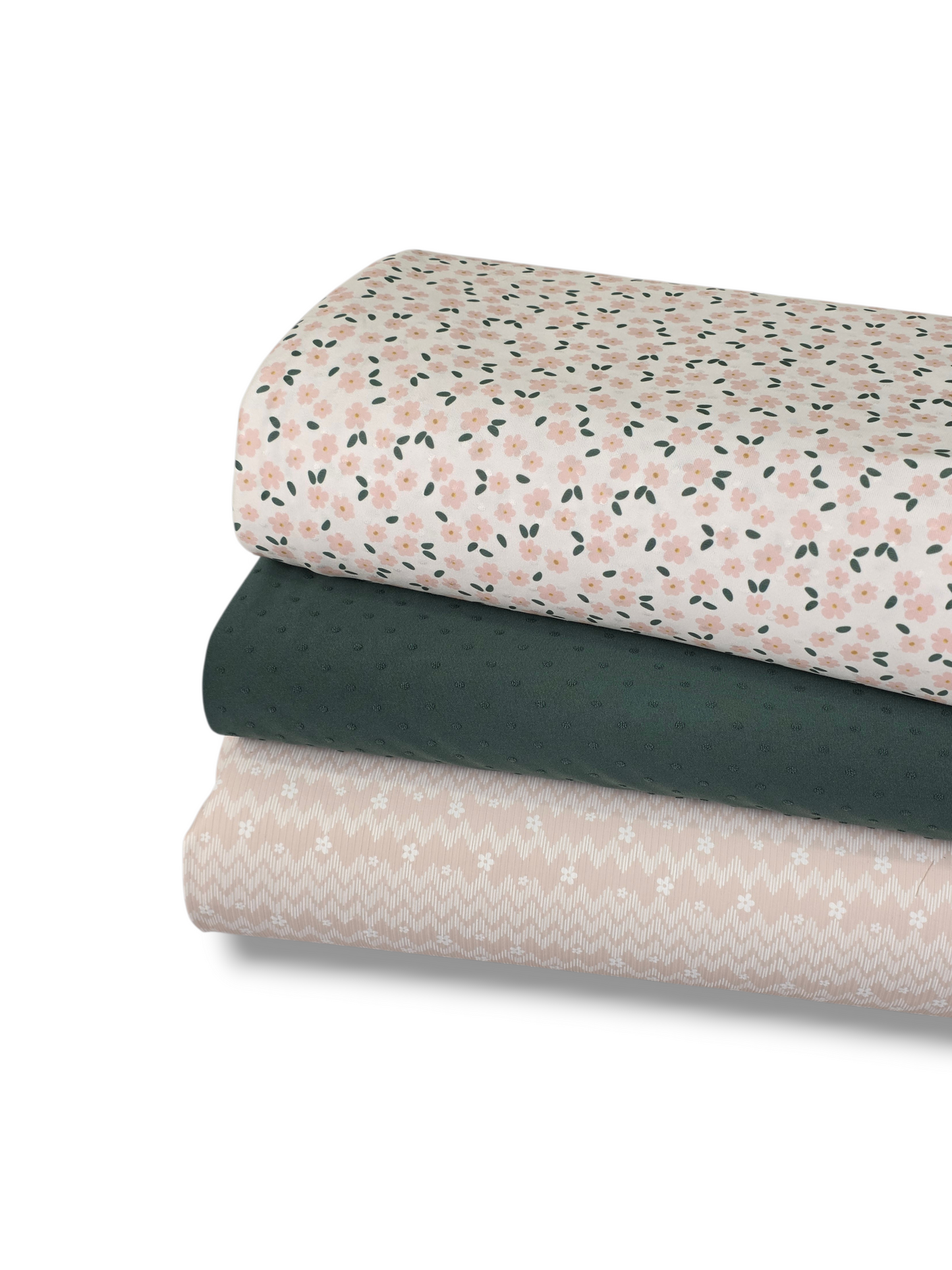 * Unique Design * Swiss Dot Knit Sweet Spring Scatter Cream