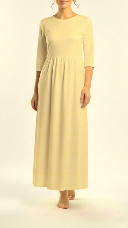 *Unique Design* Willow Ribbed Knit Diamond Drift Yellow