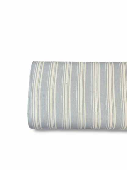 Cotton Linen Harbor Pinstripe Haze