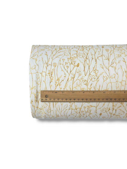 *Unique Design* Cloud Poly Golden Whispers White