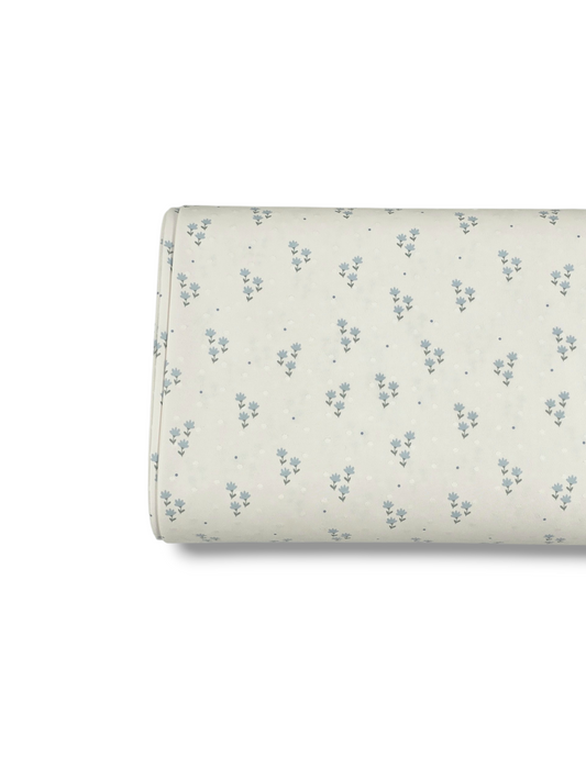 *Unique Design* Swiss Dot Knit Little Meadow Sky Mist