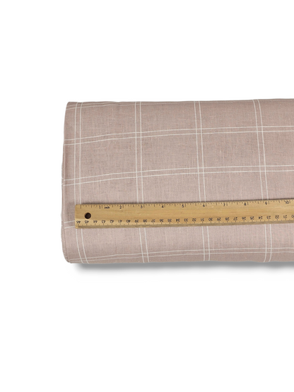 * Unique Design * Linen Modern Graph Taupe