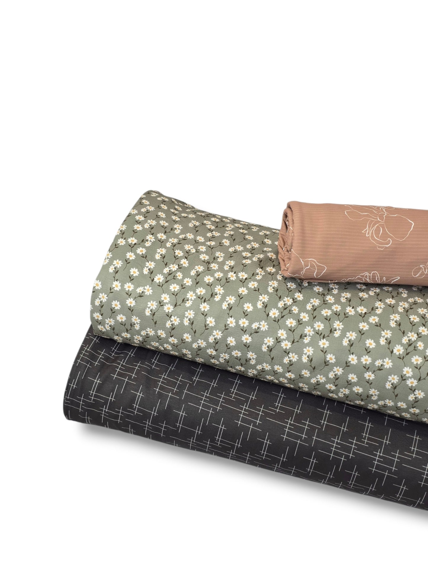 *Unique Design* Cloud Poly Daisy Meadow Sage